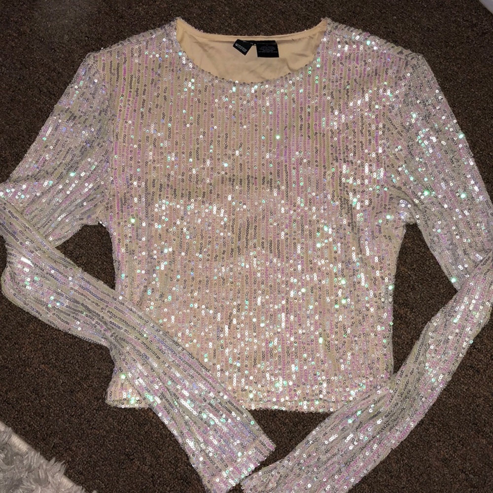 Windsor long sleeve sequin shirt!!